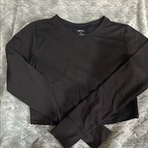 Black Long Sleeve Top